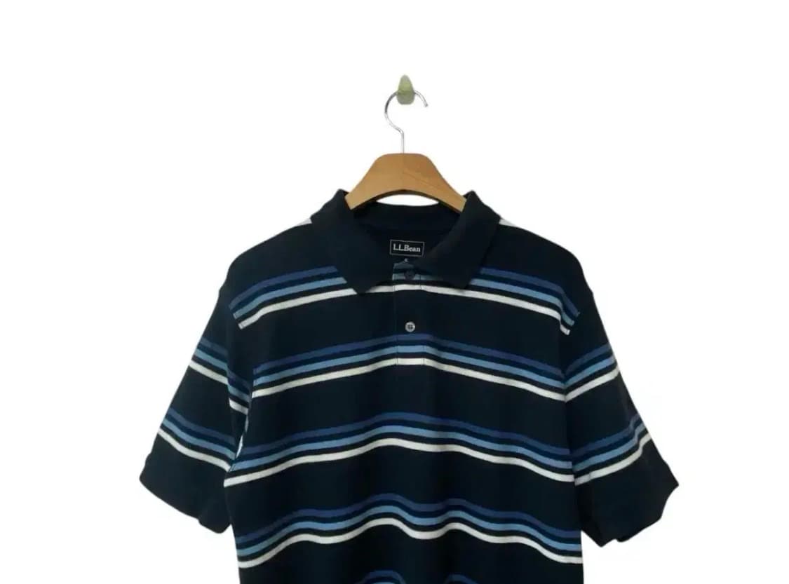 엘엘빈 L.L.Bean 스트라이프 카라티 S-M 상품이미지3