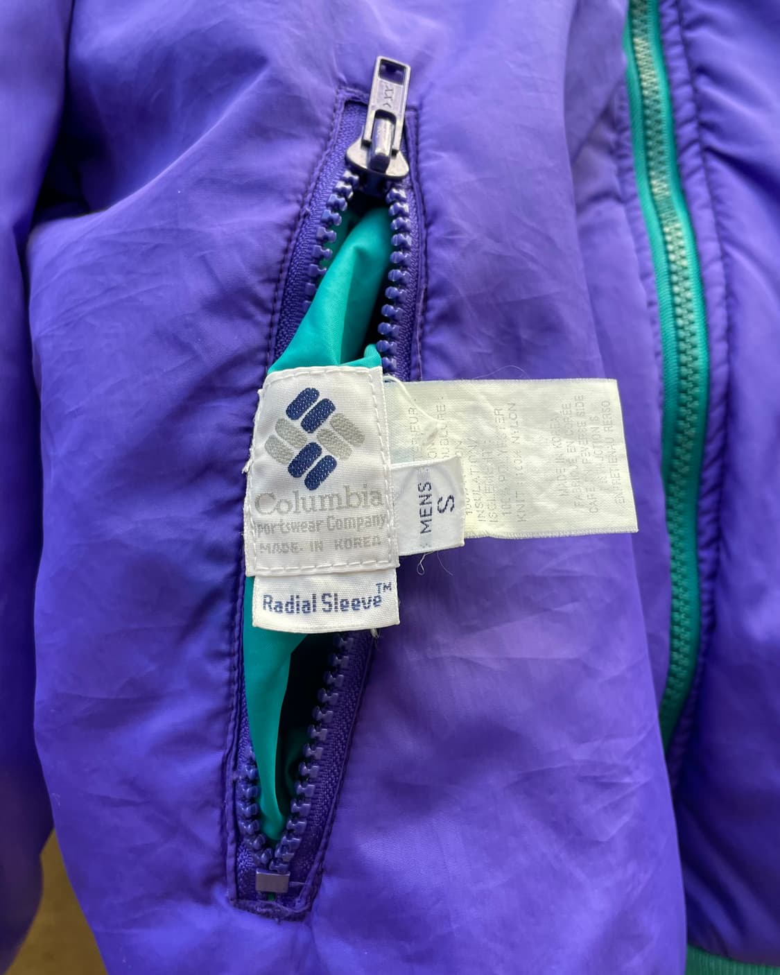 90‘s Columbia reversible jkt 컬럼비아 웜업 자켓 상품이미지8