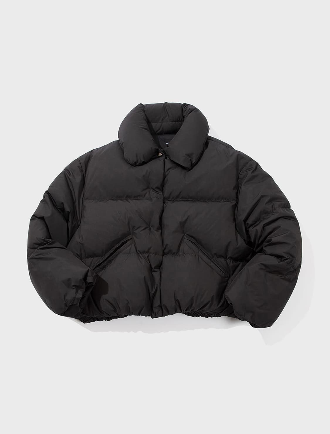 유노이아 플랩 포켓 구스다운 재킷 블랙 상품이미지1