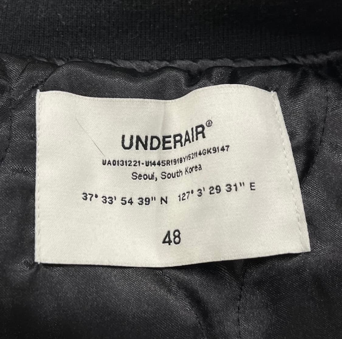 언더에어 자수 벨벳 스카쟌 자켓 b18 상품이미지6