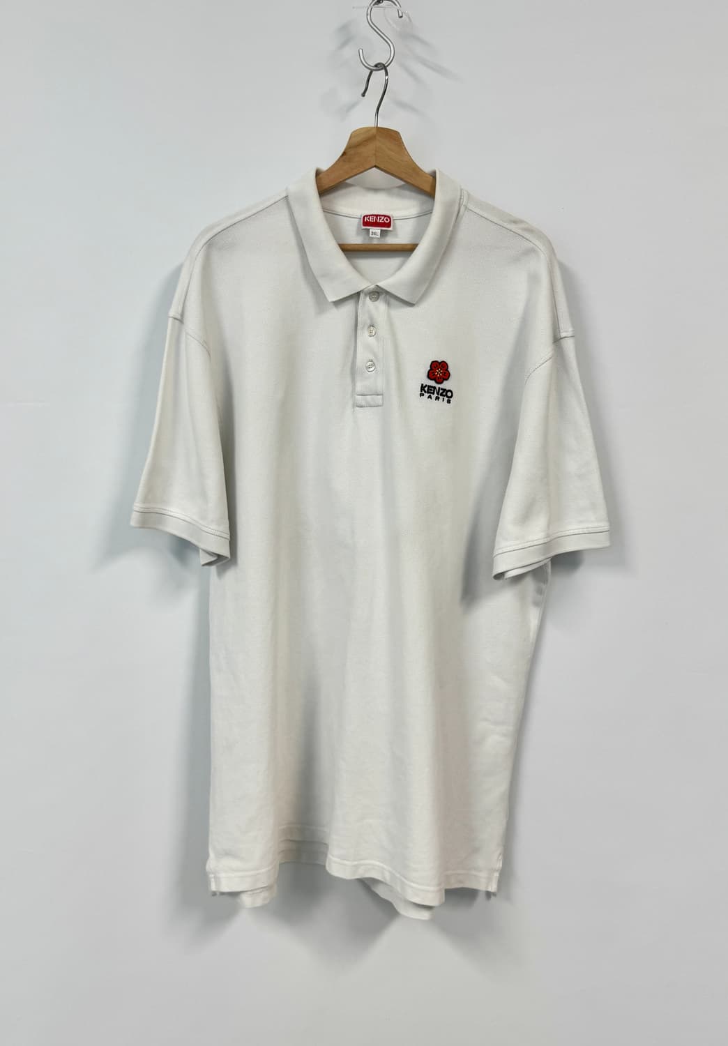 KENZO 겐조 보케 플라워 반팔 피케 카라티 3XL 상품이미지1