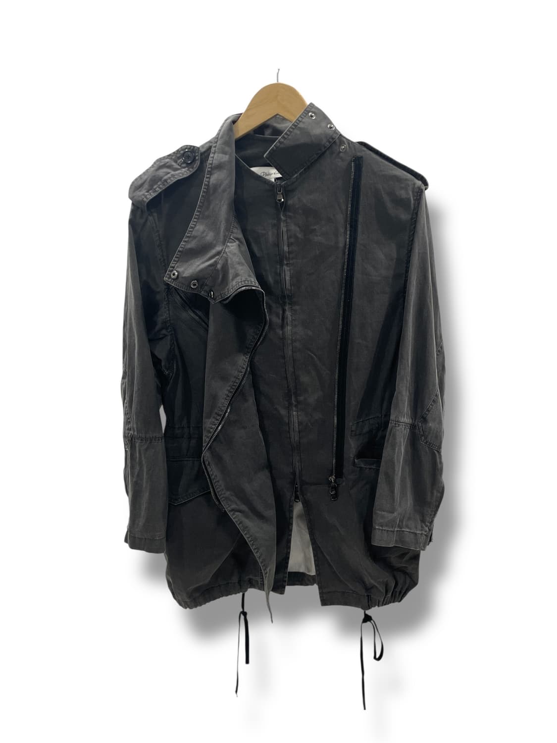 3.1 Phillip Lim 필립림 사선 하이넥 카키 필드 자켓 상품이미지3