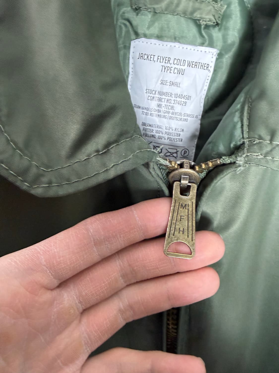 밀텍 cwu 밀텍자켓 항공점퍼 ma1  상품이미지4