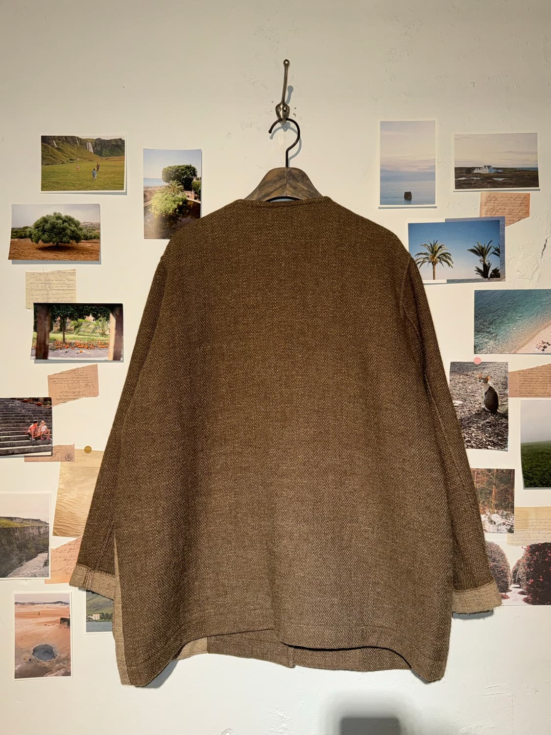 자수 울 패치 자켓 상품이미지7