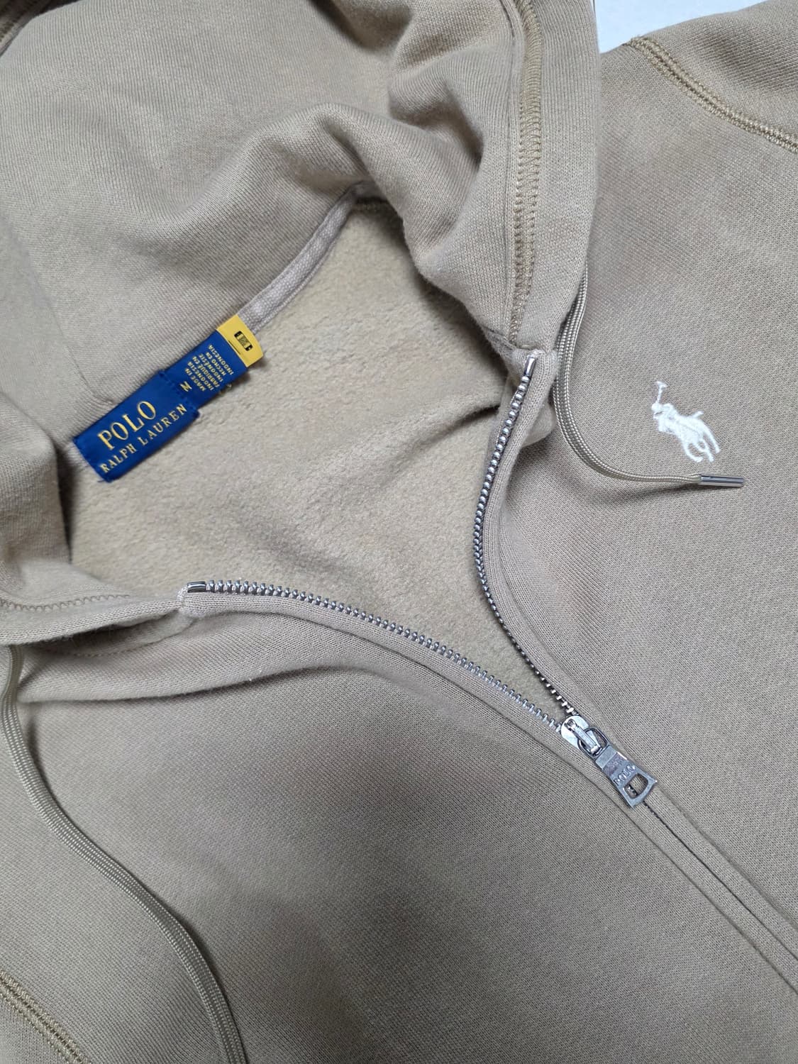 폴로 랄프로렌 후드집업 M사이즈 베이지색 여성55 M사이즈 여성 상품이미지2