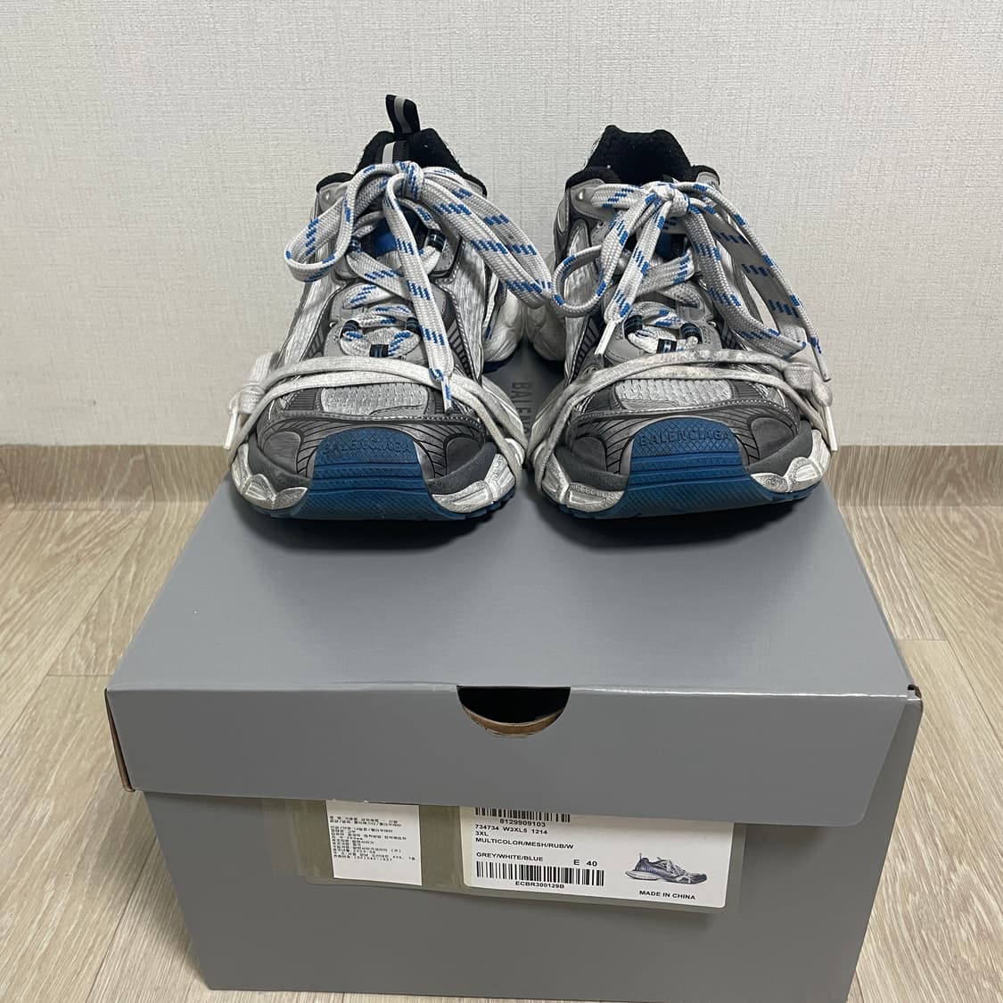 발렌시아가 3XL 블루 40 사이즈 상품이미지4