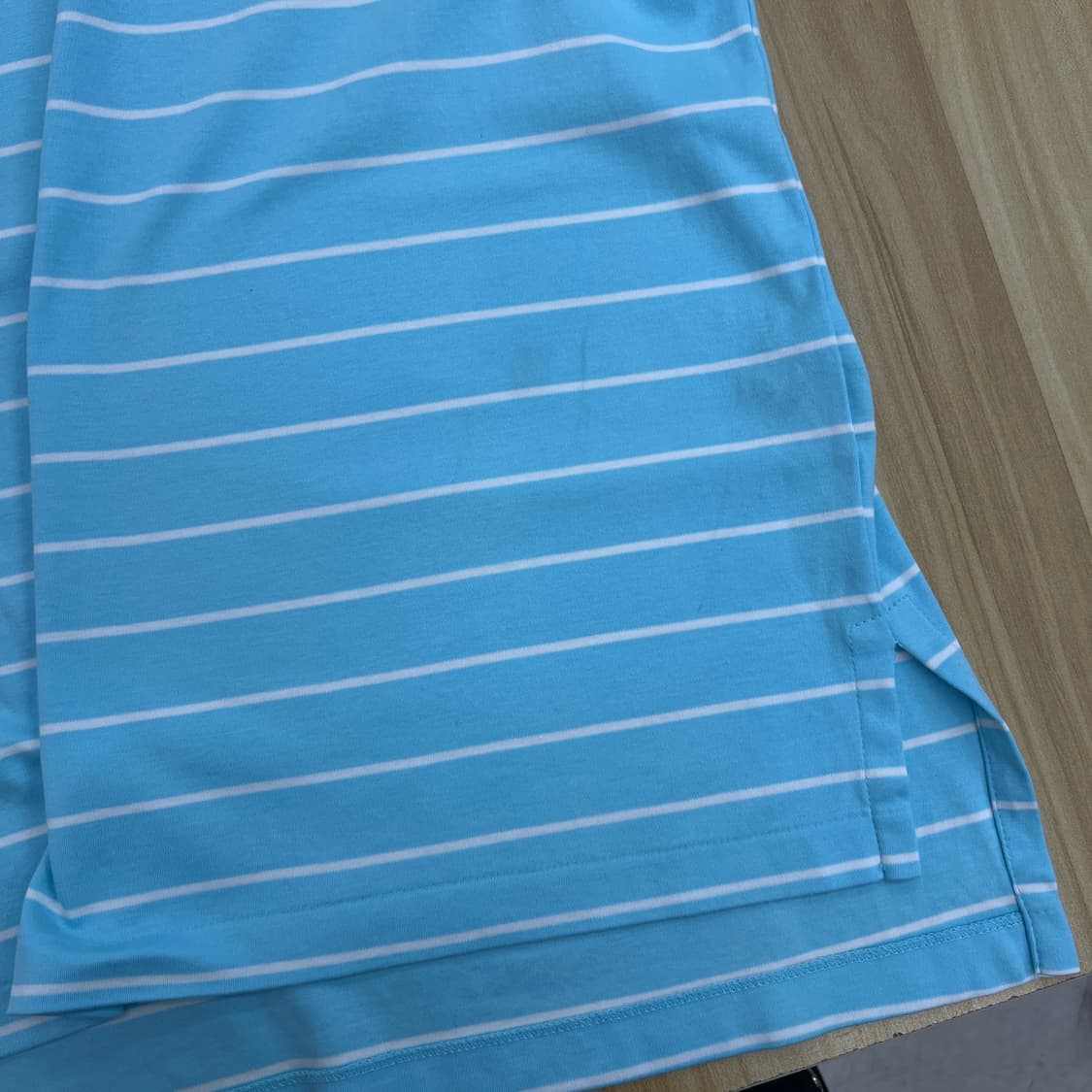 폴로 랄프로렌 피마 소프트 터치 스트라이프 반팔 폴로 셔츠 M  상품이미지9