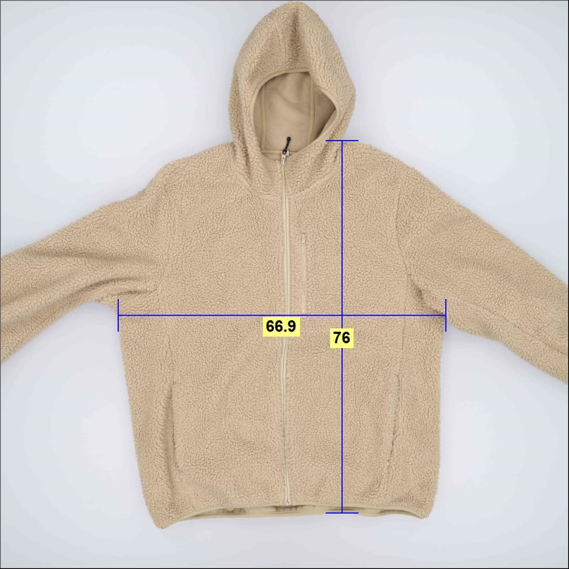 XXL 유니클로 후리스 후드자켓 0209H1 상품이미지6