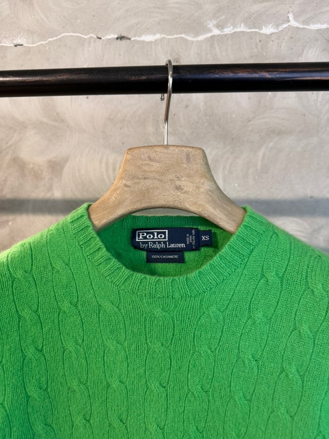 폴로 랄프로렌 캐시미어 케이블 니트 55~66 상품이미지3