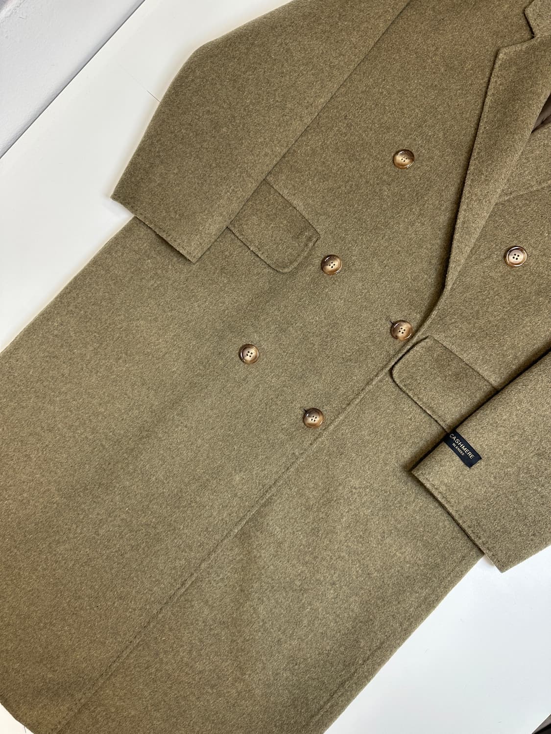 스튜디오톰보이 캐시미어울 더블 맥시 코트  상품이미지6