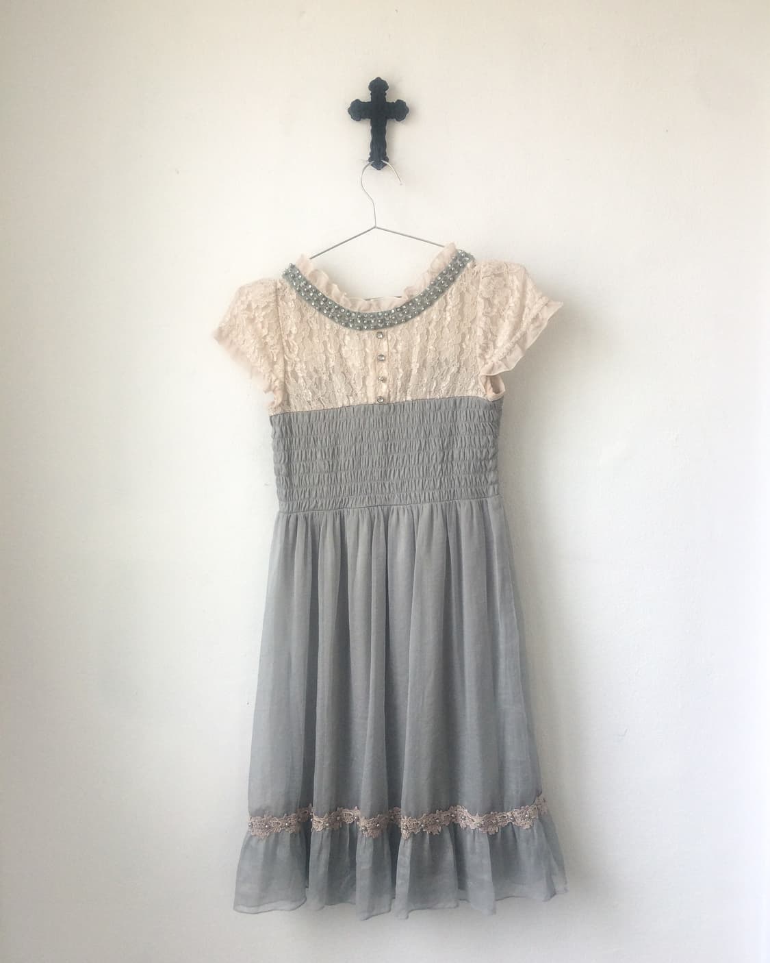 Flower point sleeveless onepiece 상품이미지3