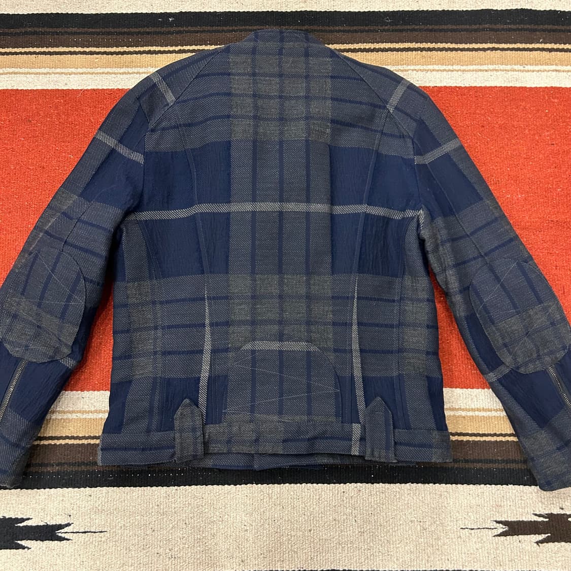 알렉산더맥퀸 체크 울 라이더자켓 상품이미지2