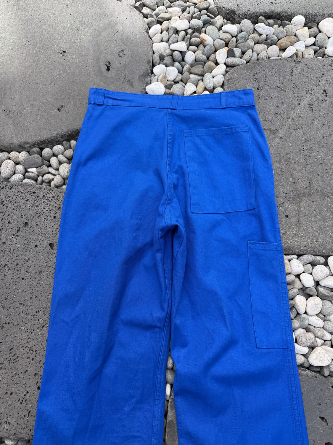 1980s WASHED BLUE VINTAGE 빈티지 프렌치워크팬츠 상품이미지8