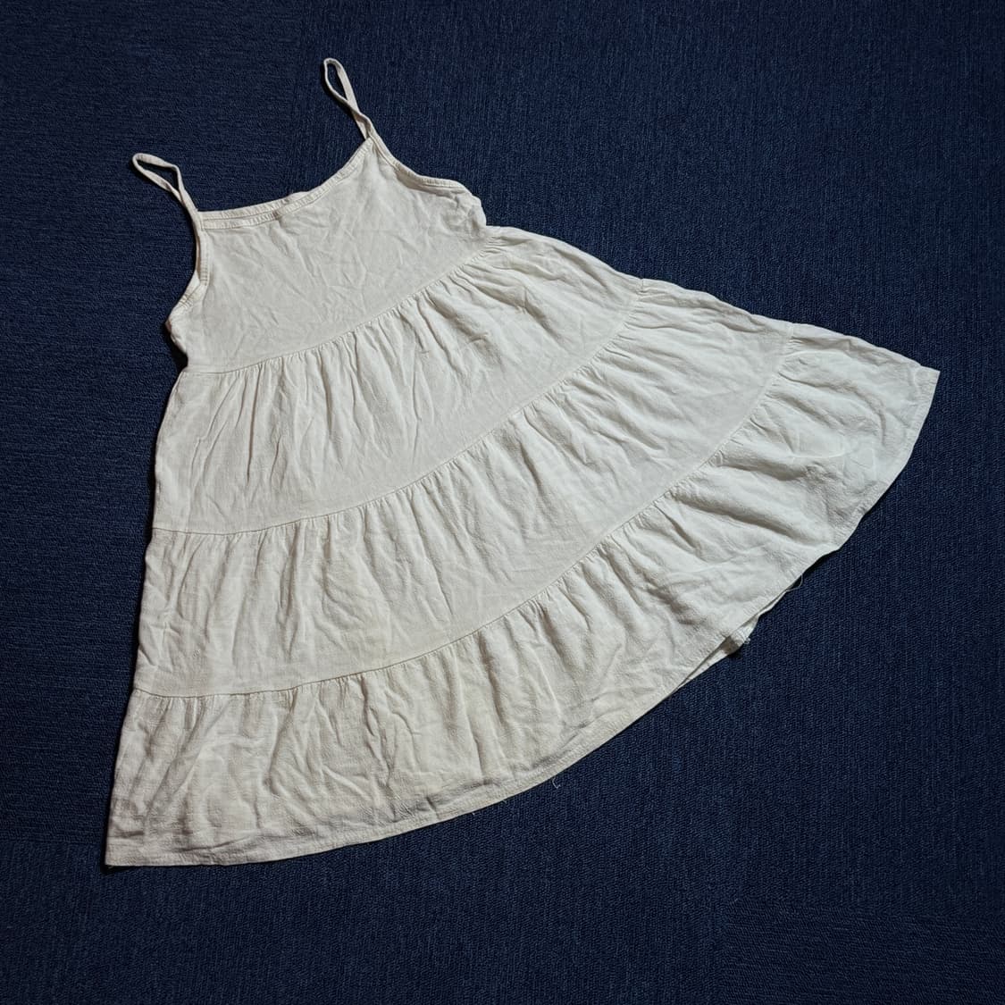 모리걸 화이트 나시 원피스 상품이미지1