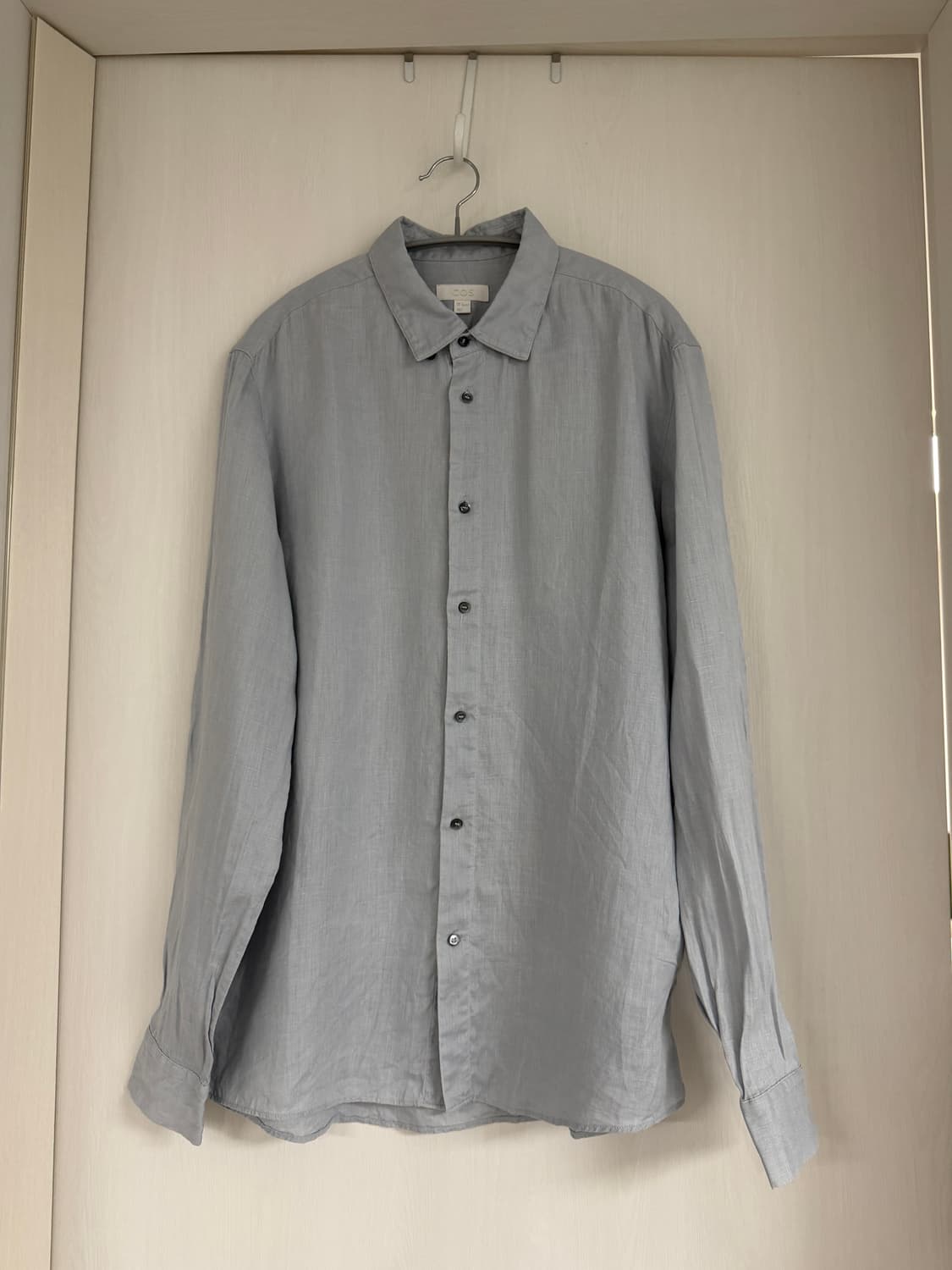 COS 코스 남성 린넨셔츠 블루그레이 EUR41 상품이미지2