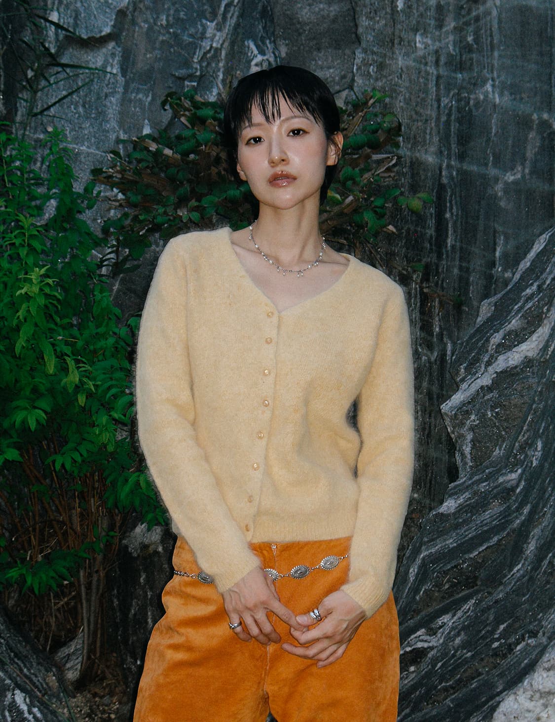 Nice claup angora cardigan 상품이미지1
