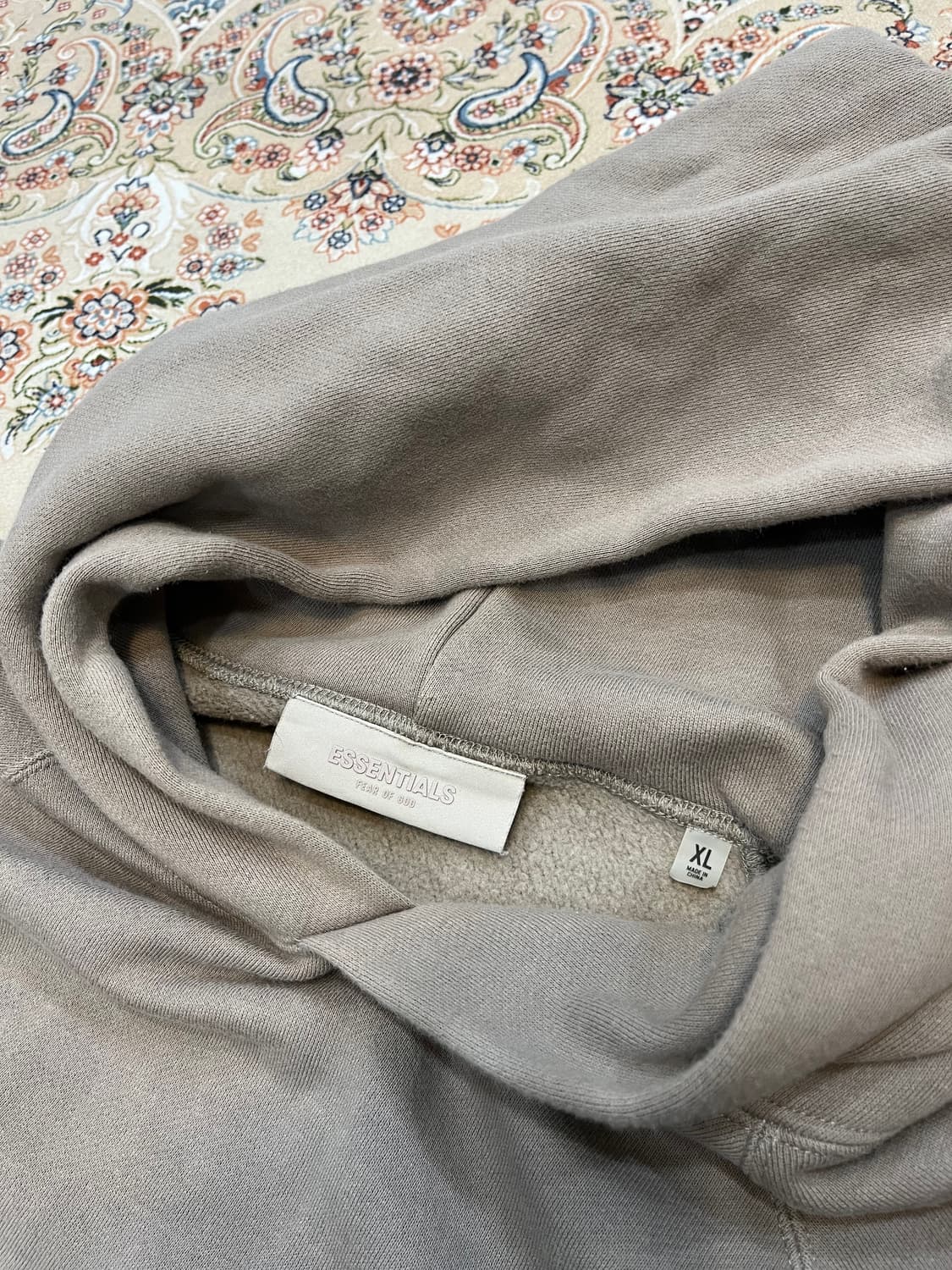 에센셜 피어오브갓 DESERT TAUPE 후드티 상품이미지4