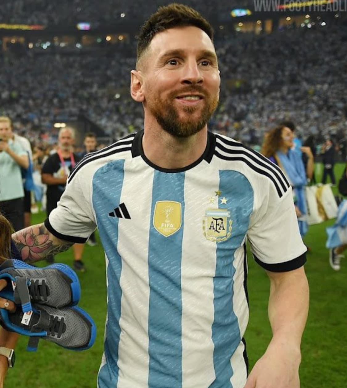 22-24 아르헨티나 월드컵 국대 메시 유니폼 L사이즈 어센틱 버전  상품이미지10