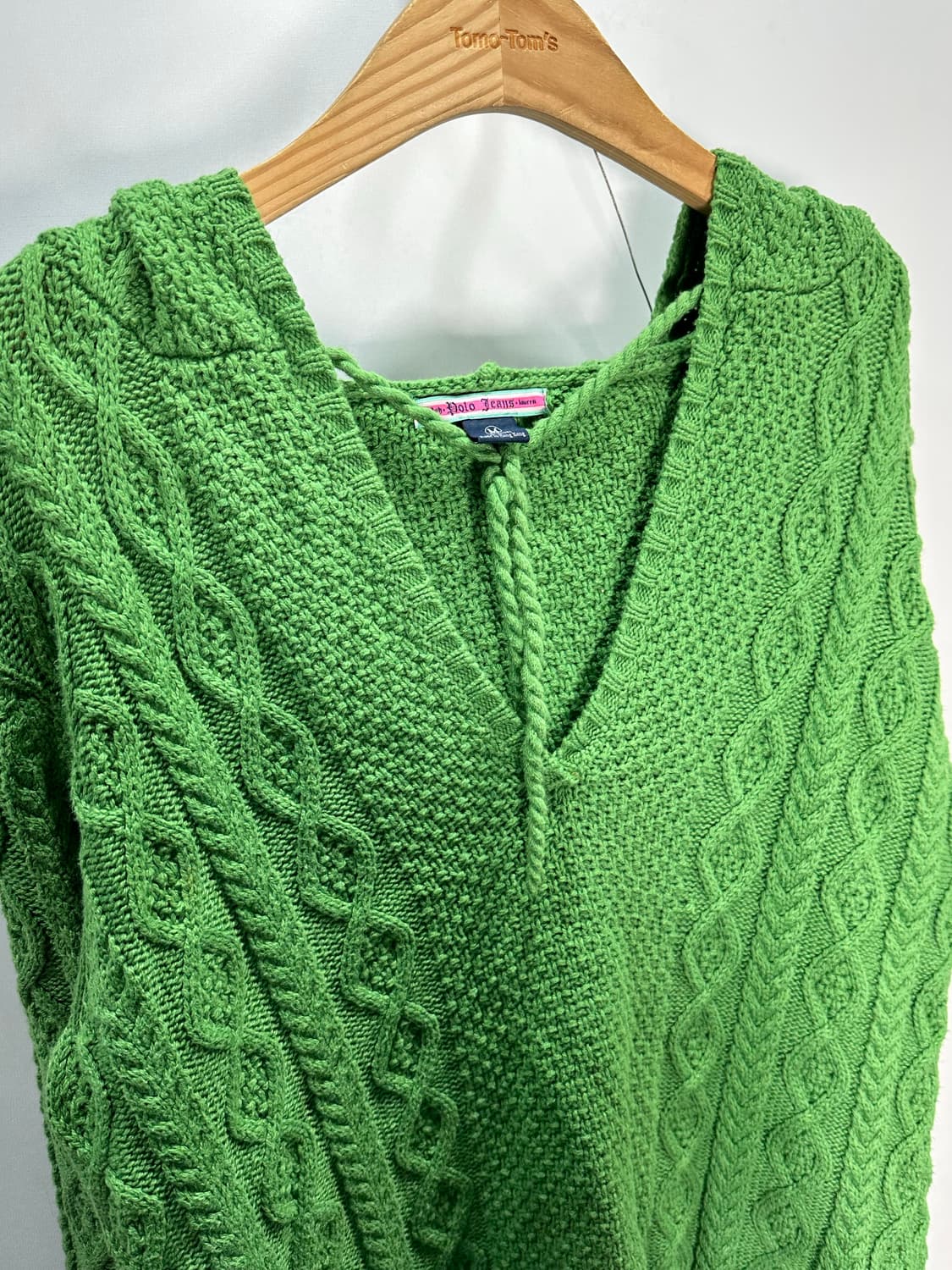 폴로 그린 후드 니트 상품이미지2