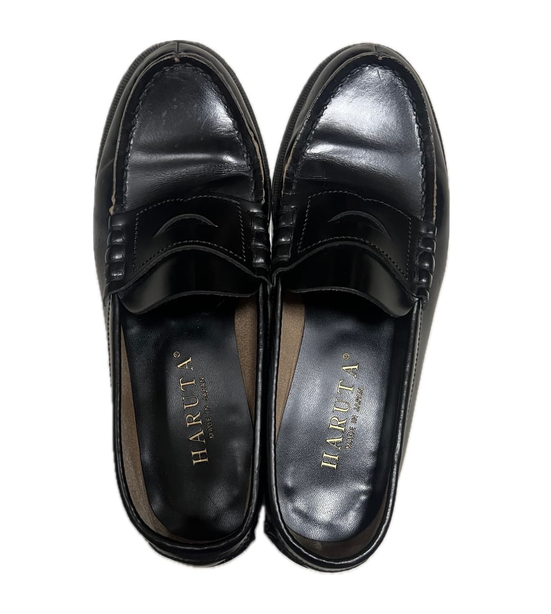 하루타 여성용 소가죽 페니로퍼 BLACK 상품이미지1