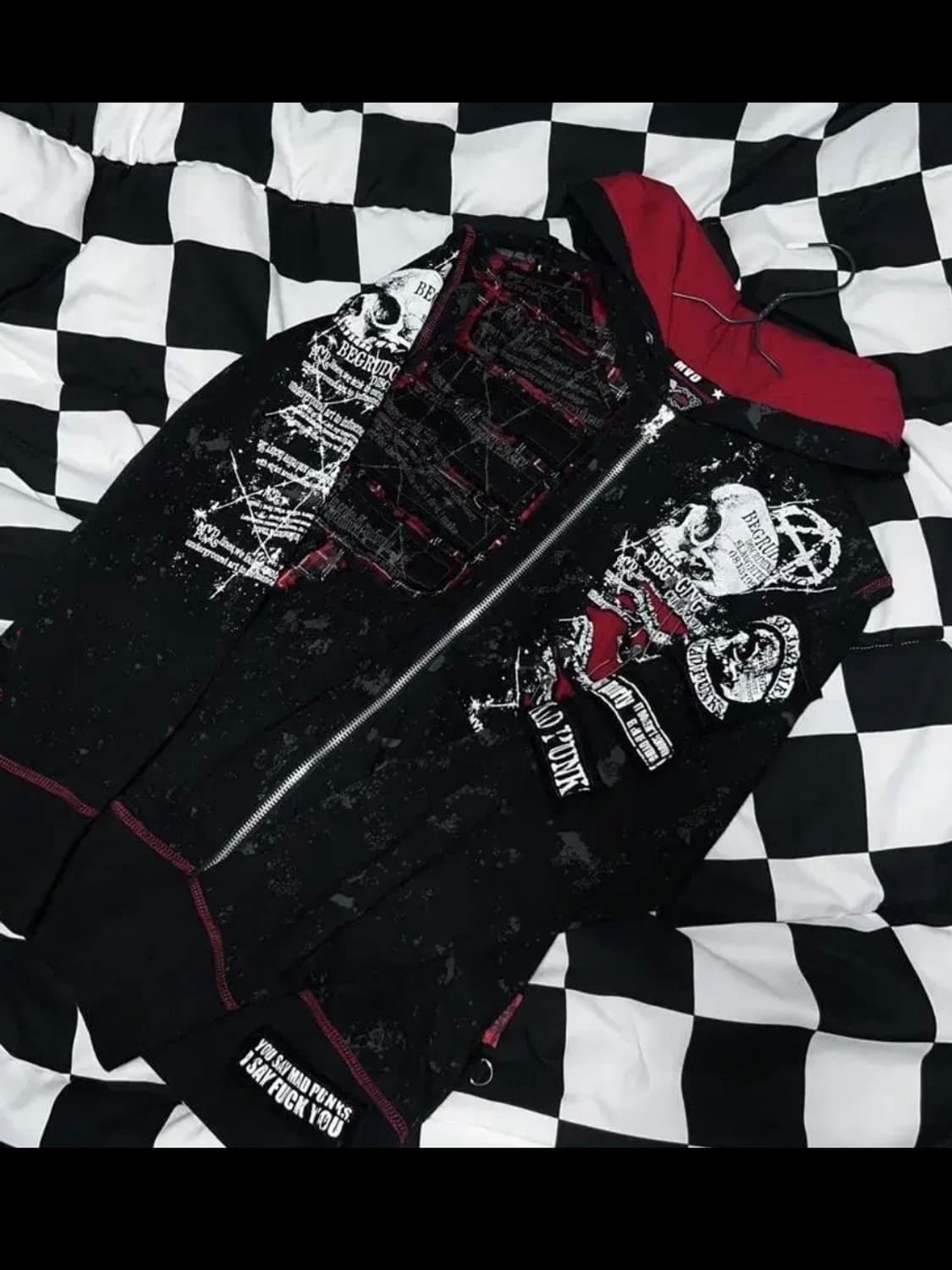 매드펑크 후드집업 상품이미지1