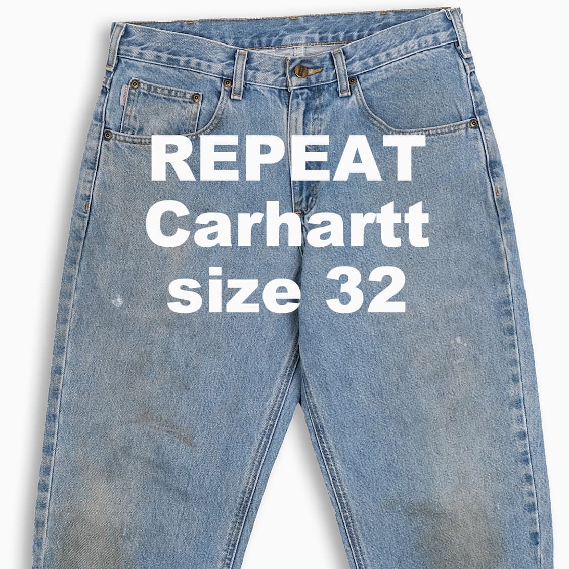 빈티지 칼하트 연청 B17 배기핏 32 인치 CH0173301 상품이미지1