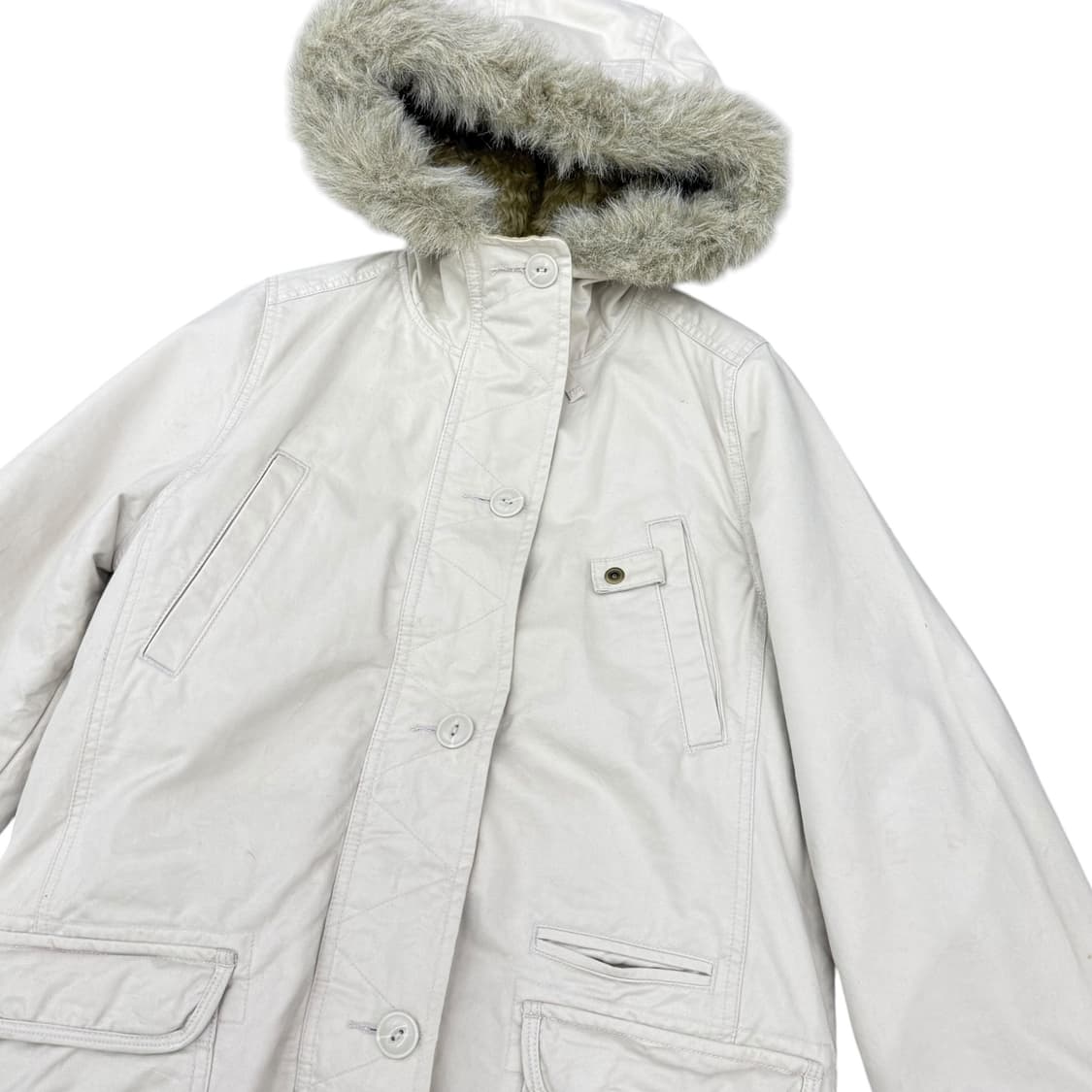 JPN 화이트 퀄팅안감 m-65 울프죠 야상자켓  상품이미지4