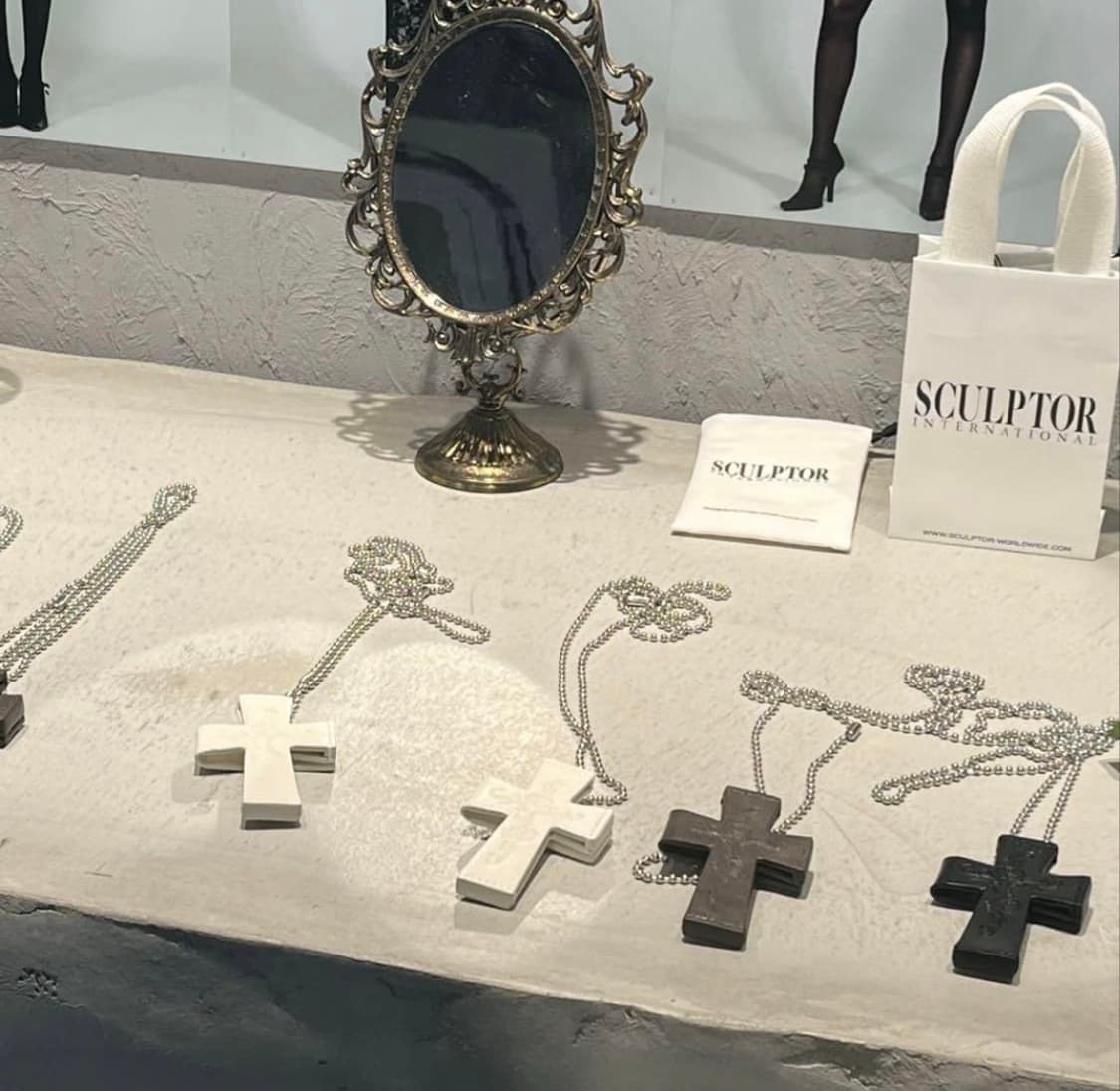 스컬프터 에드하디 십자가 지갑 상품이미지3