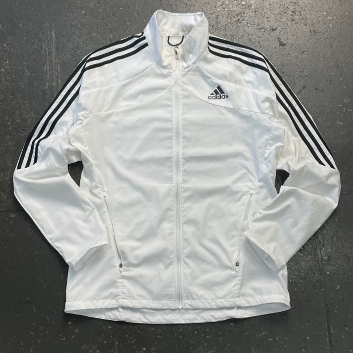 105 아디다스 화이트 바람막이 상품이미지1