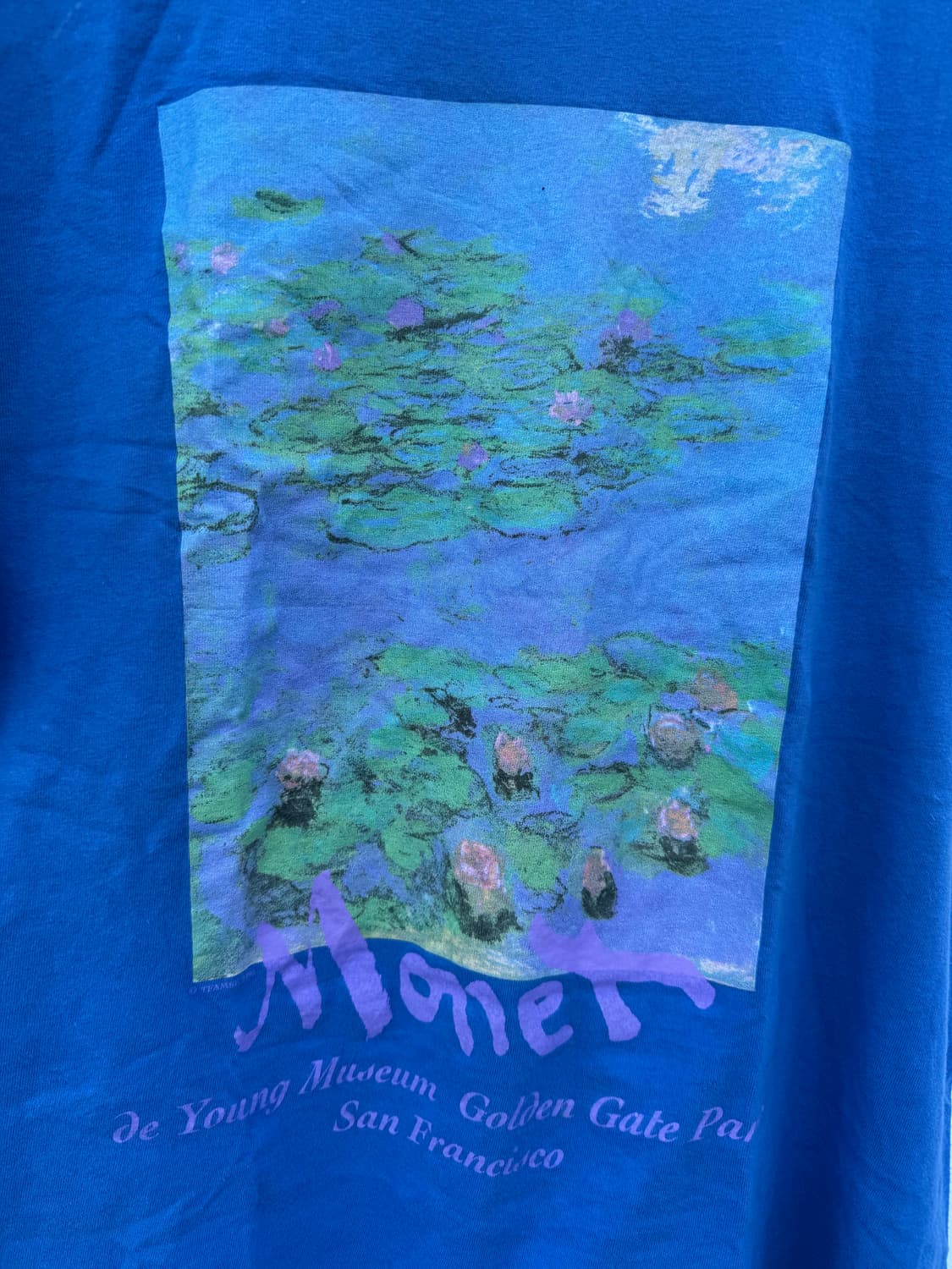 클로드 모네 전시 한정 티 (1995, USA, L~XL) 상품이미지3