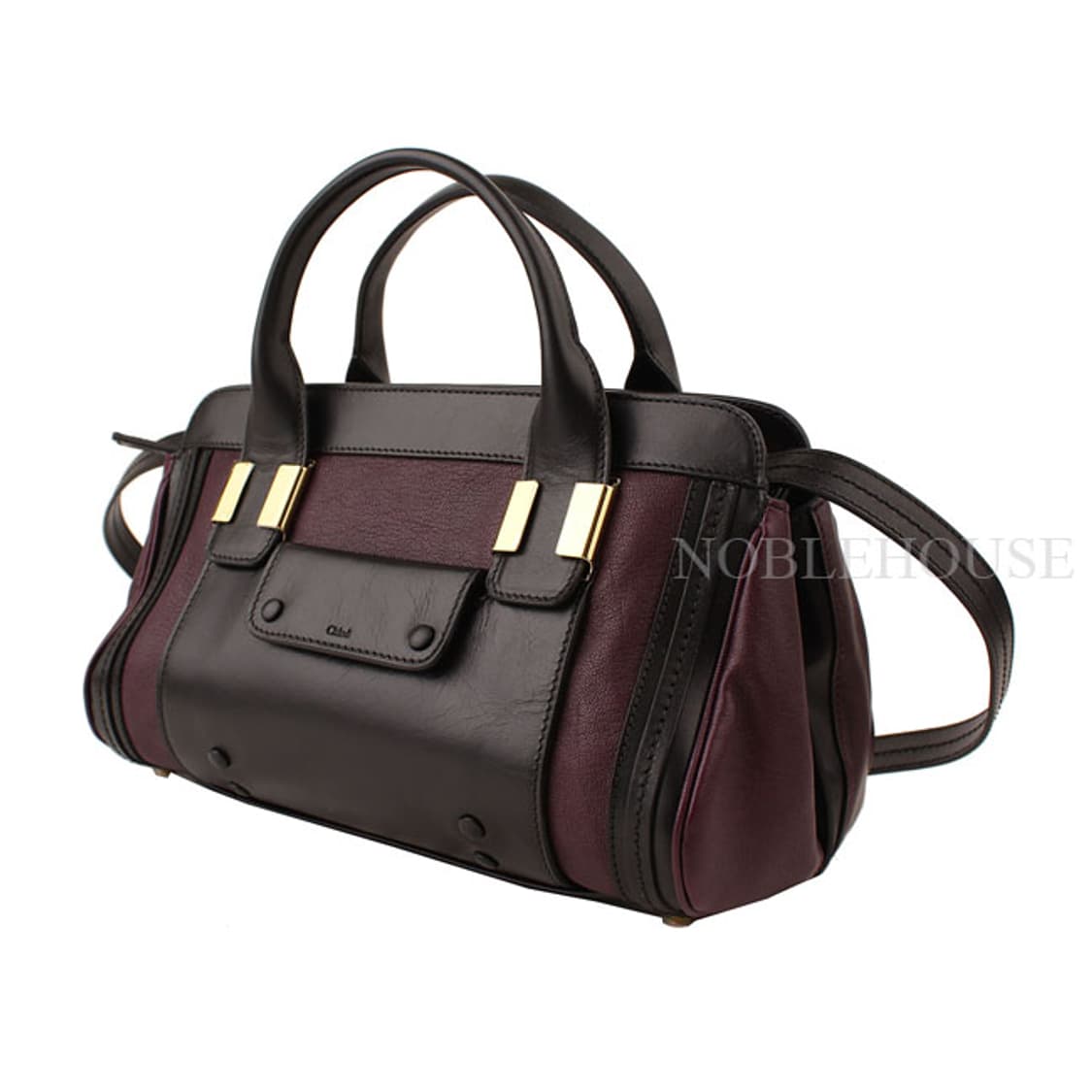 끌로에 퍼플&블랙 리틀앨리스 토트겸 숄더백 상품이미지2