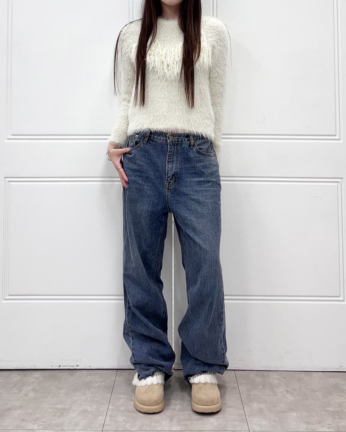 always snowy fluffy pullover 상품이미지2