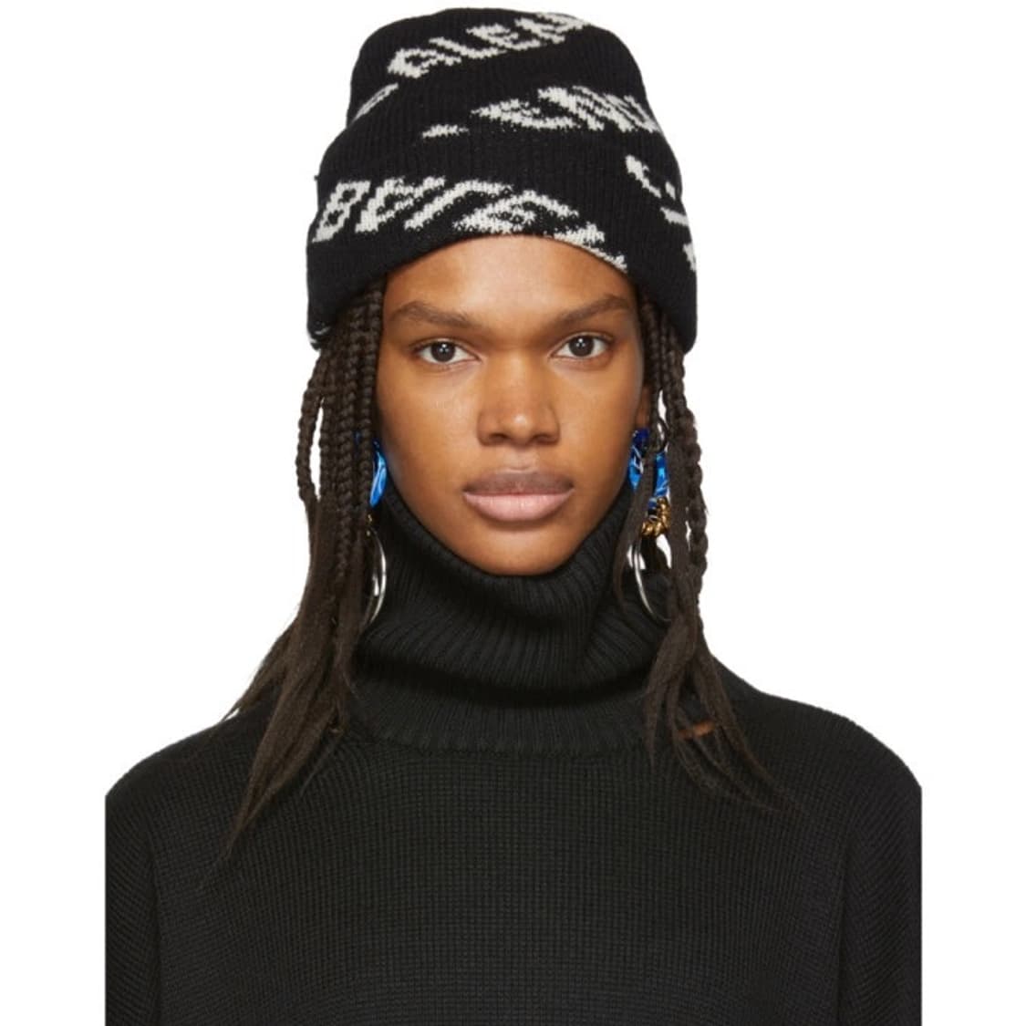 Balenciaga Logo Beanie Hat 상품이미지2