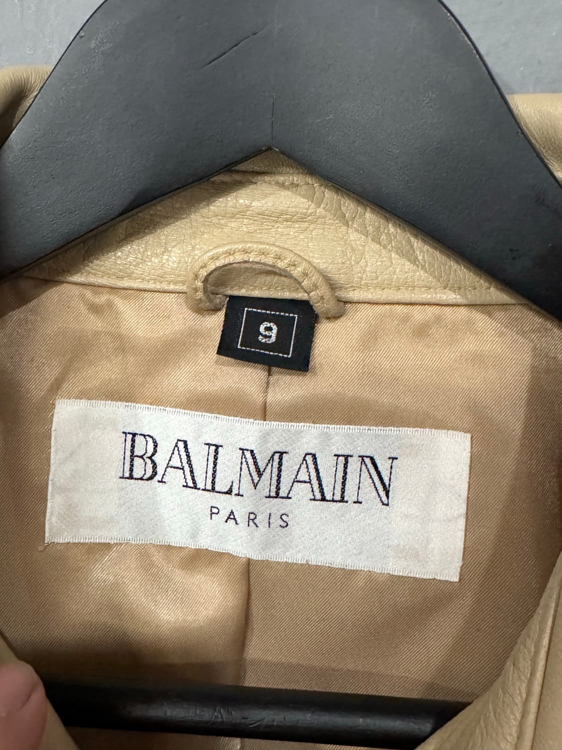 BALMAIN 발망 램스킨 싱글 가죽자켓  상품이미지3
