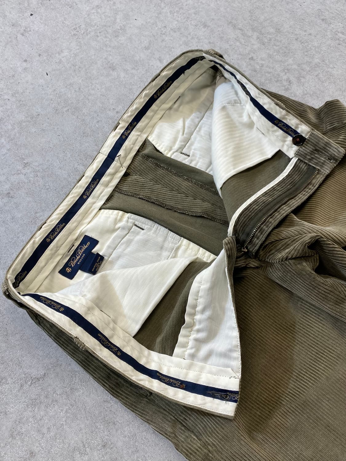 [34] Brooks Brothers 브룩스 브라더스 카키 코듀로이 팬츠 상품이미지5