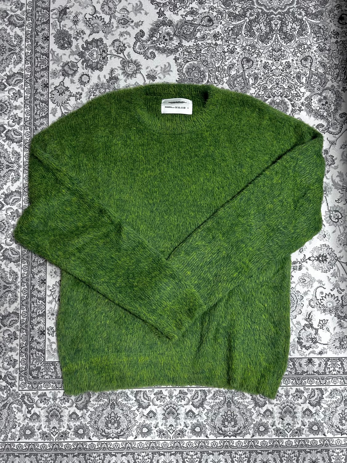 노매뉴얼  그린 니트 상품이미지1