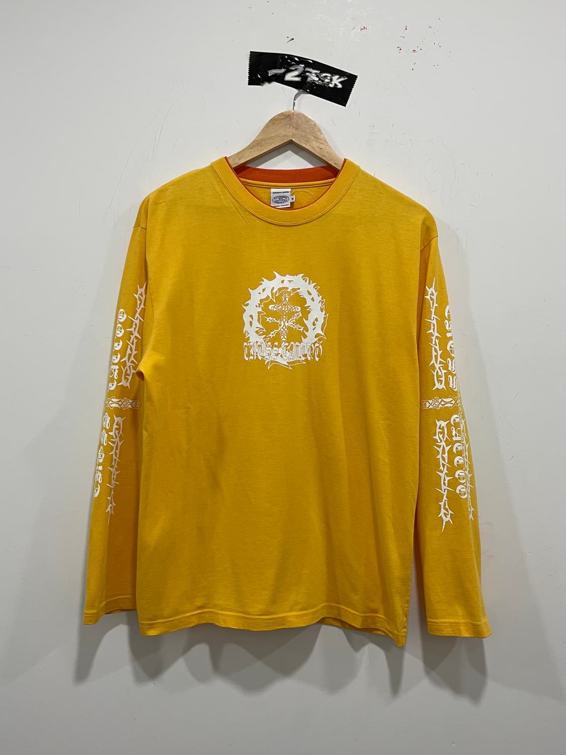 90’s Jpn Flybeans 고딕 크로스 타투 롱 슬리브 상품이미지3