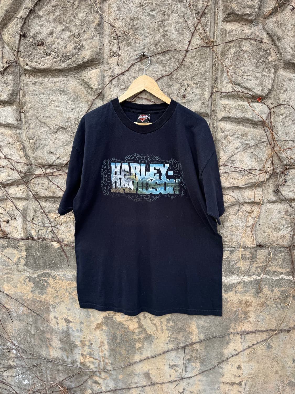 00s 할리데이비슨 빈티지 2005 usa 프린팅 반팔 티셔츠 xl 상품이미지1