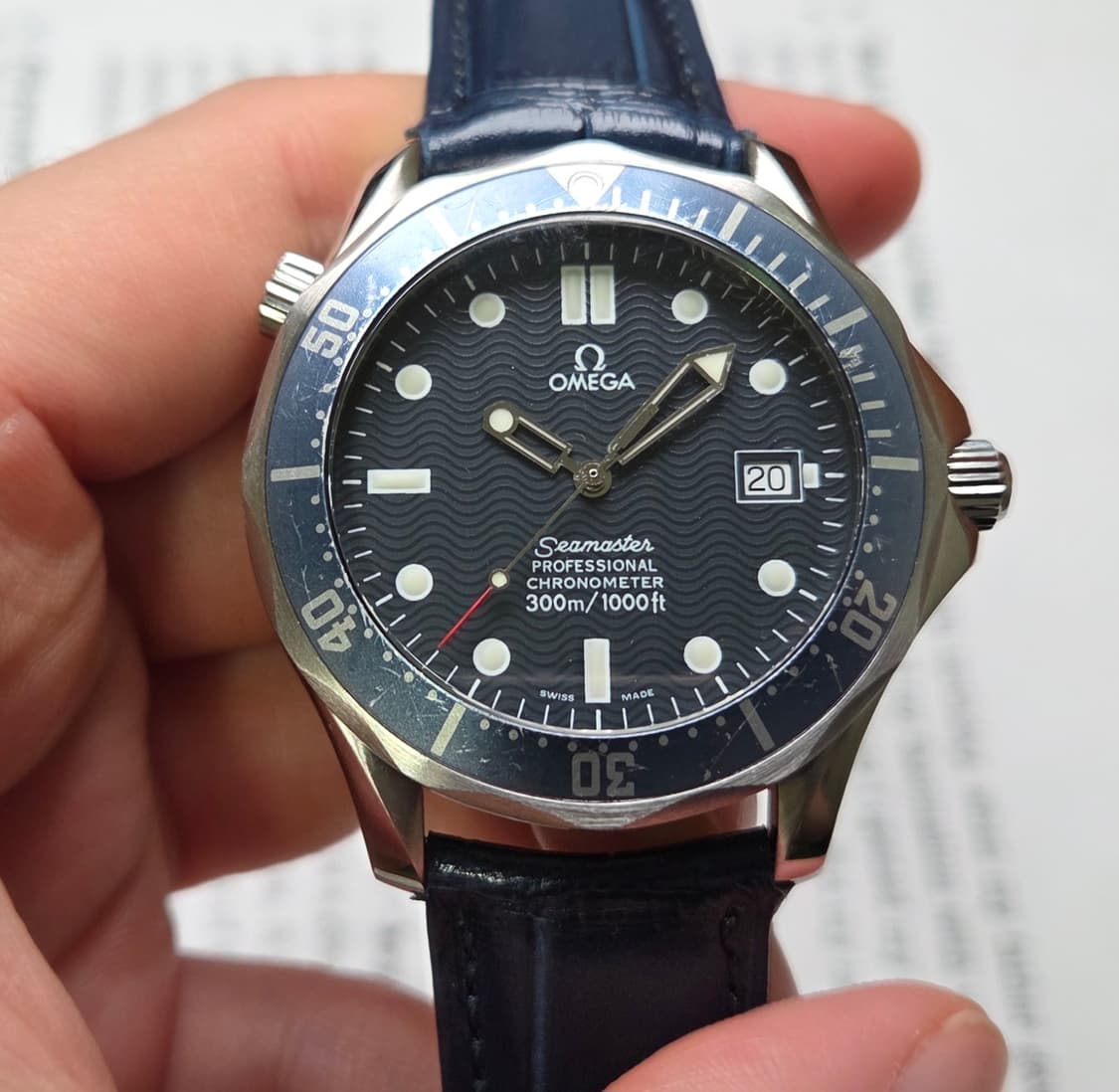 레어] 오메가 씨마스터 300m 물결 41mm 크로노미터 오토매틱 상품이미지2