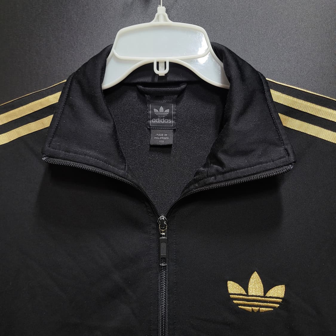 아디다스 불꽃 파이어버드 올드스쿨 검금 블랙 골드 트랙탑 져지 상품이미지2