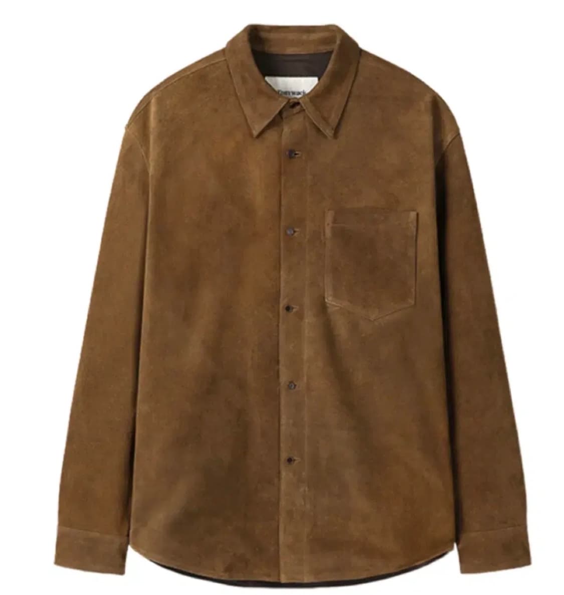 [새상품급] Suede Relaxed Shirt Camel 상품이미지2