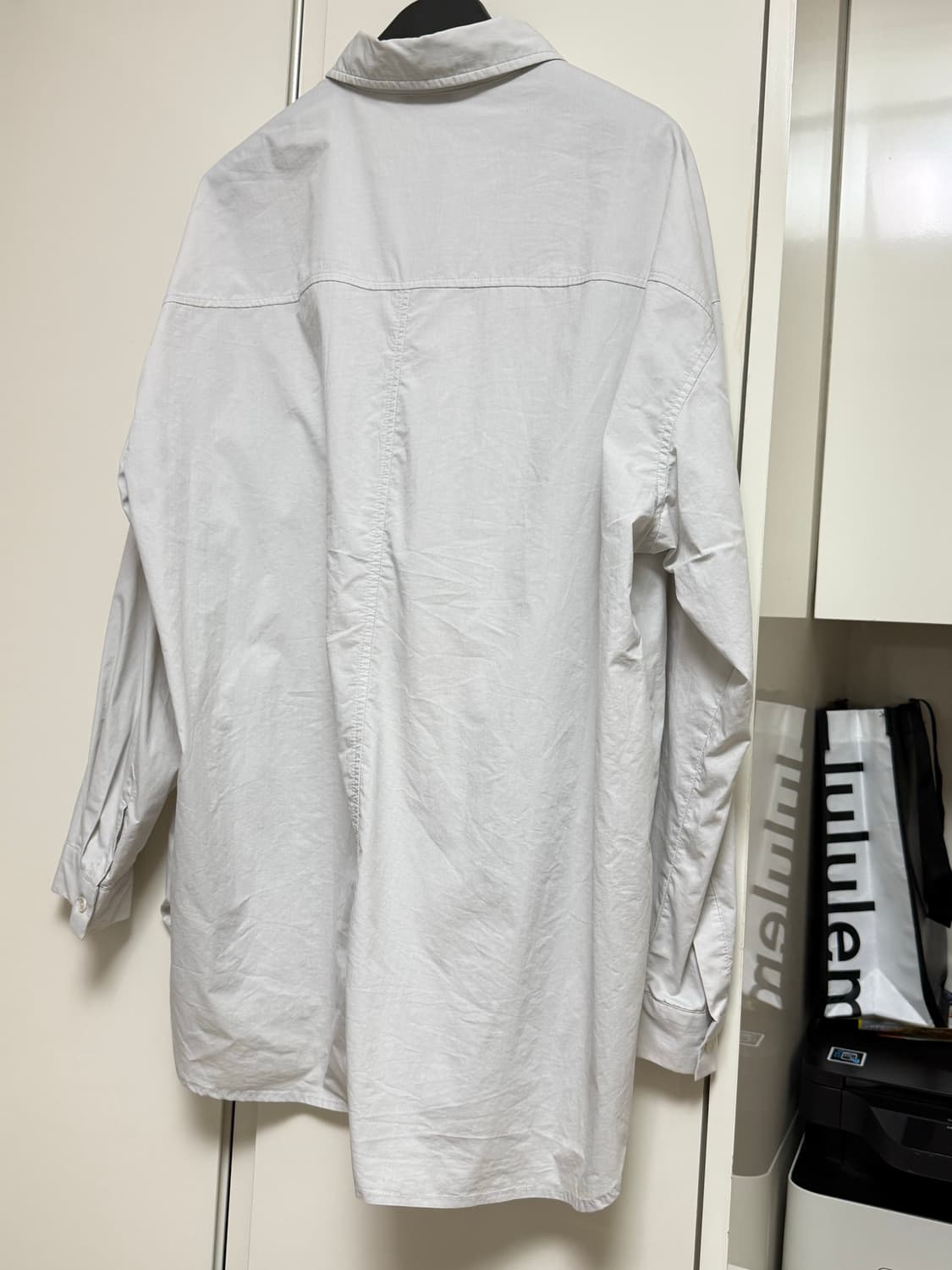 엔써이즈예스 셔츠 라이트그레이 상품이미지4