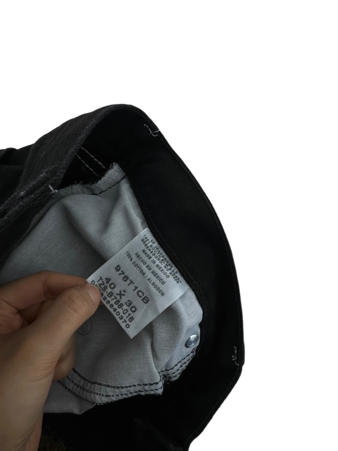 랭글러 블랙데님 새상품 (40)  상품이미지5