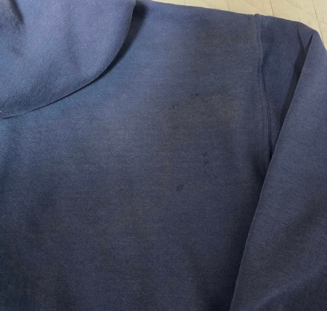 러셀 후드집업 XL 네이비 90s Russell USA 상품이미지6