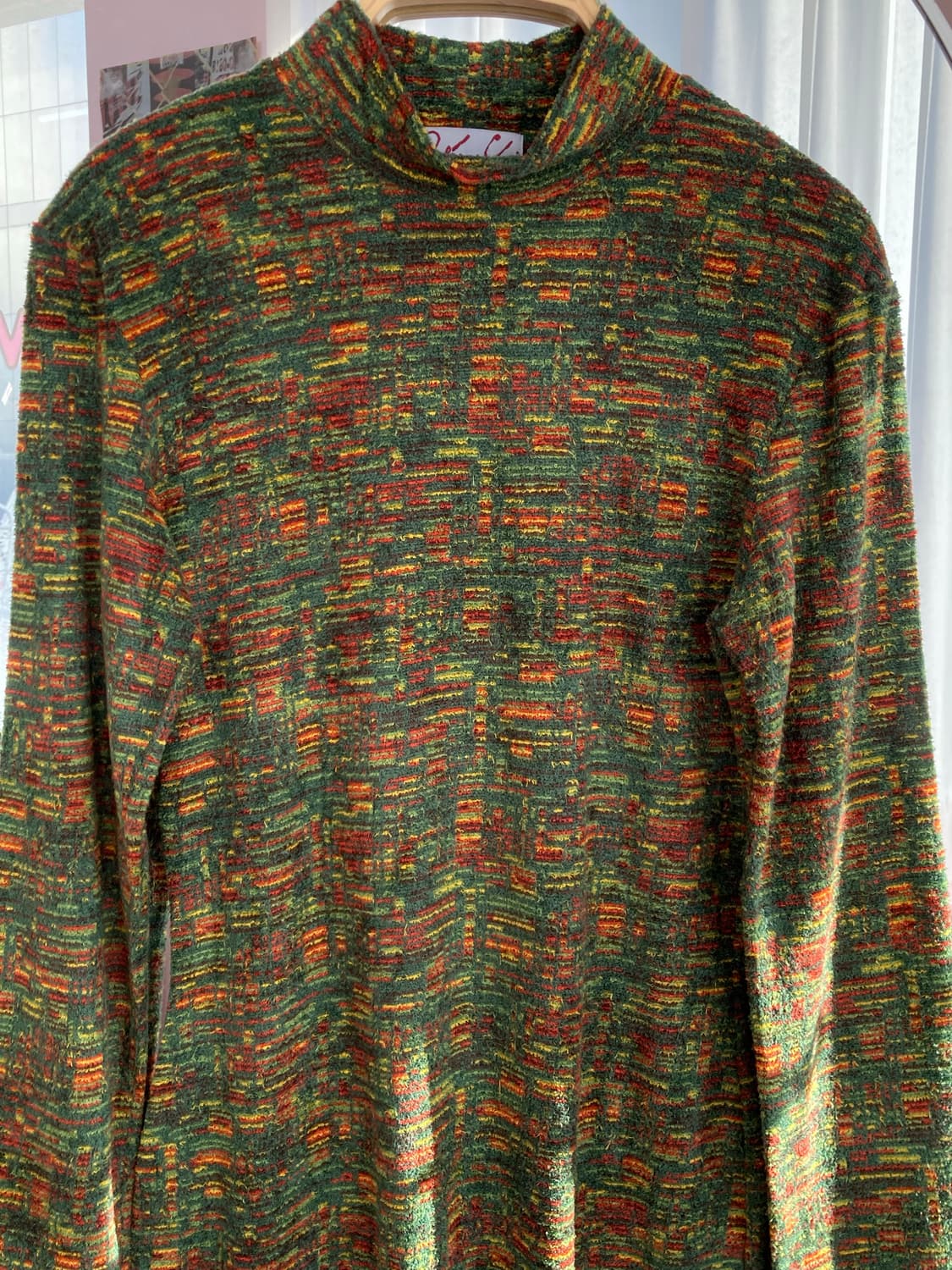 빈티지 에스닉 그린 롱 원피스 상품이미지2