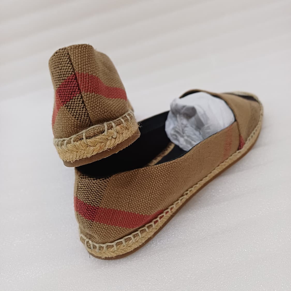 정품 버버리 에스파듀 슬립온 여성 240 체크 단화 플랫 사랑봉봉 상품이미지3