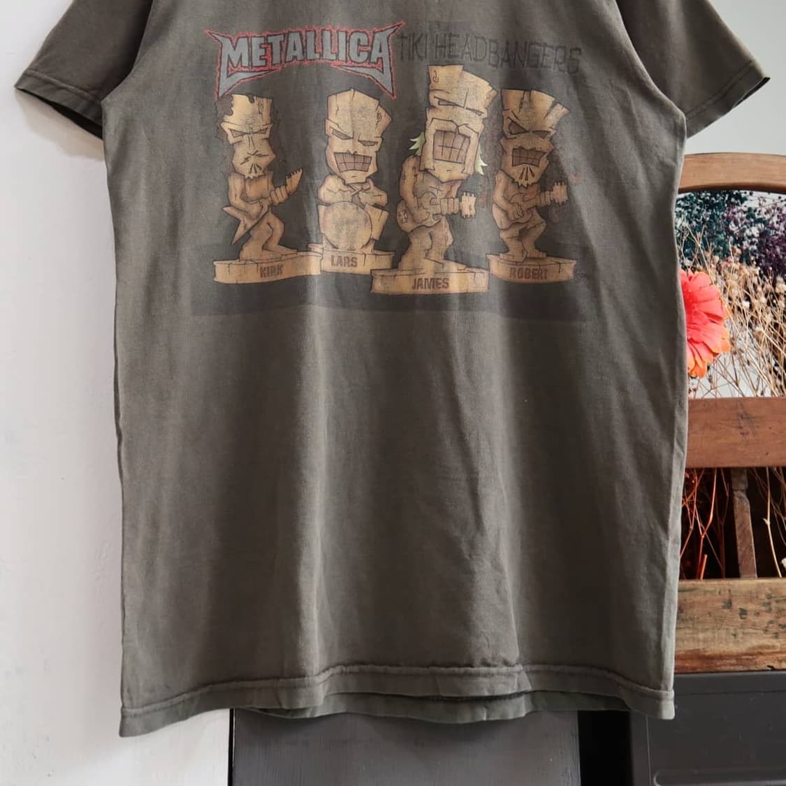 메탈리카 티키 헤드벵거 락 티셔츠 상품이미지4