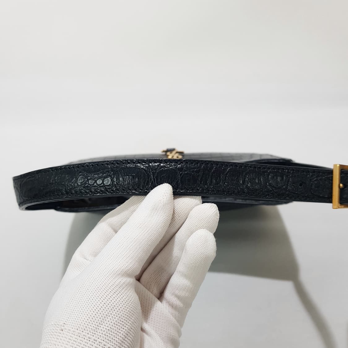 생로랑 크로커 LE 5 A 7 호보백 스몰  상품이미지6