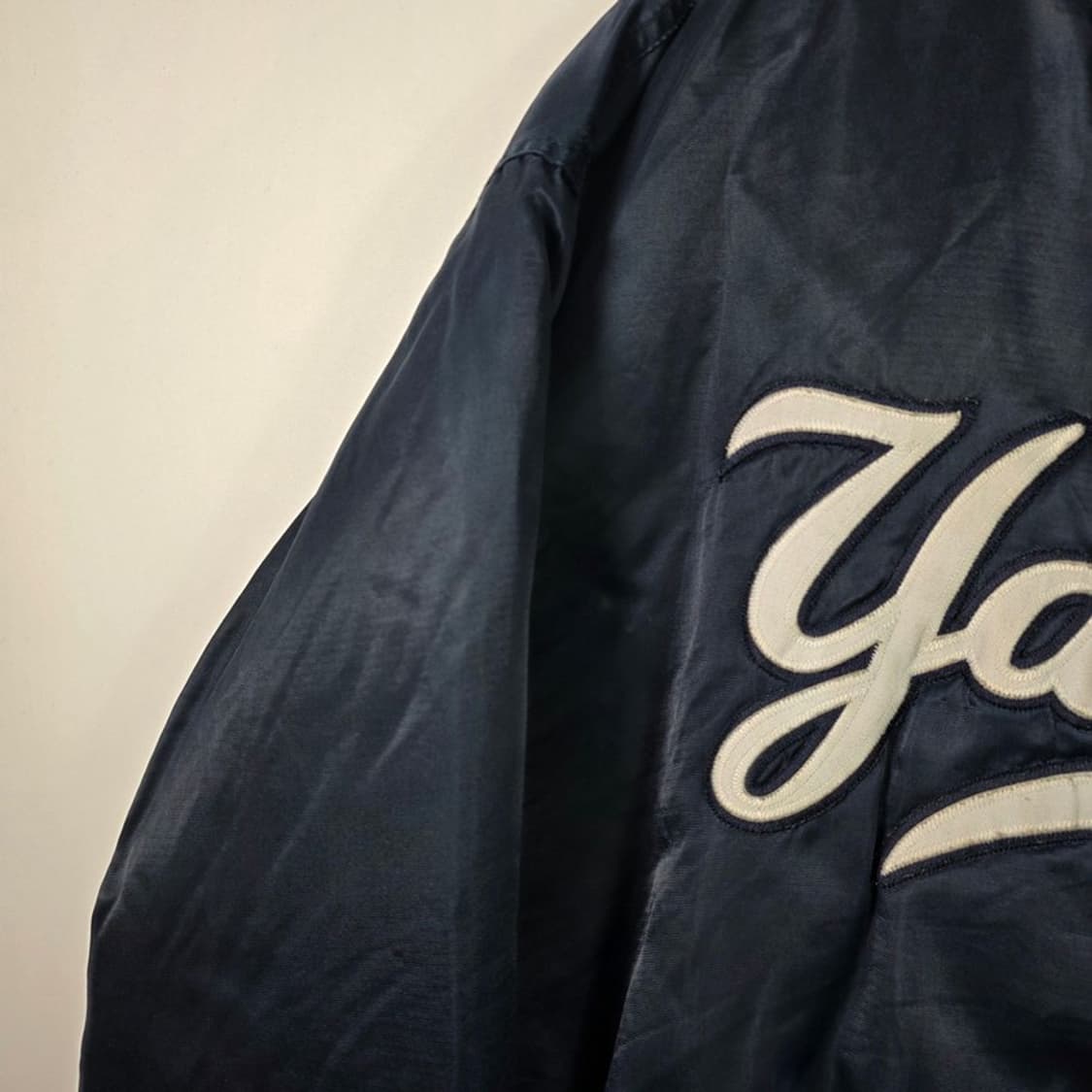 90s 스타터 양키스 다이아몬드 컬렉션 사틴 자켓 L 상품이미지6