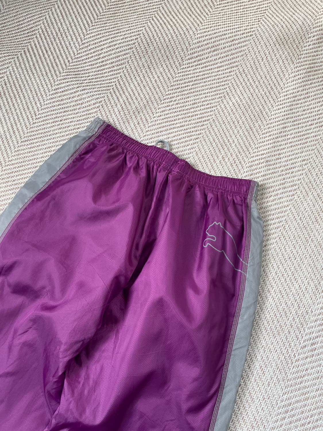퓨마 나일론 로고 퍼플 트랙팬츠 J03309 상품이미지7